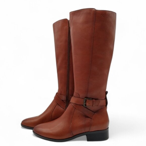 Naturalizer Shoes - Naturalizer Women's Size 8.5 Rena Ciderspice Wide Calf Knee High Riding Boot